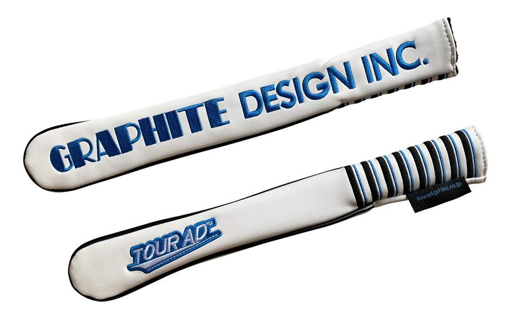 Graphite Design 2 Alignment Sticks Cover 2021 Tour Supply & (White/Blue Model) (Blue Silver)