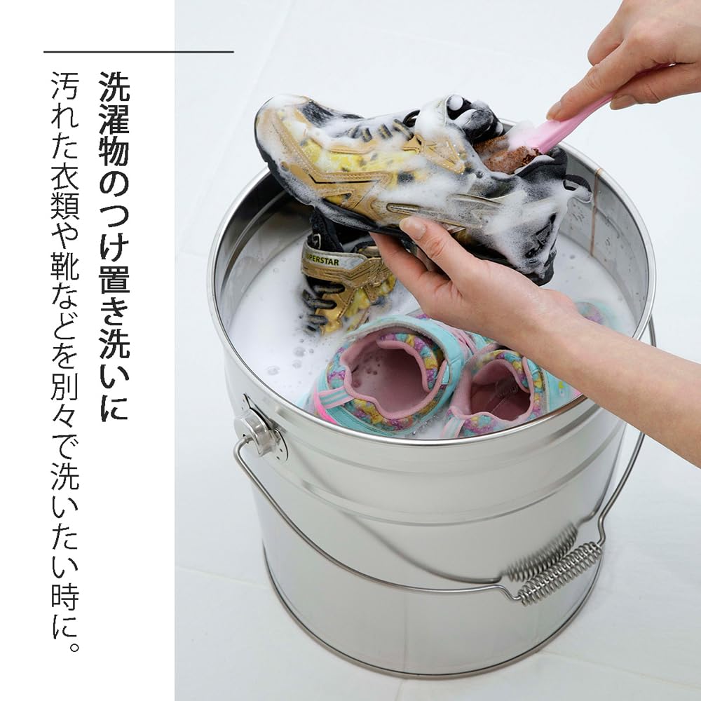 Shimomura Kihan Ведро со стальной крышкой, 15 л, сталь, Япония, 39887