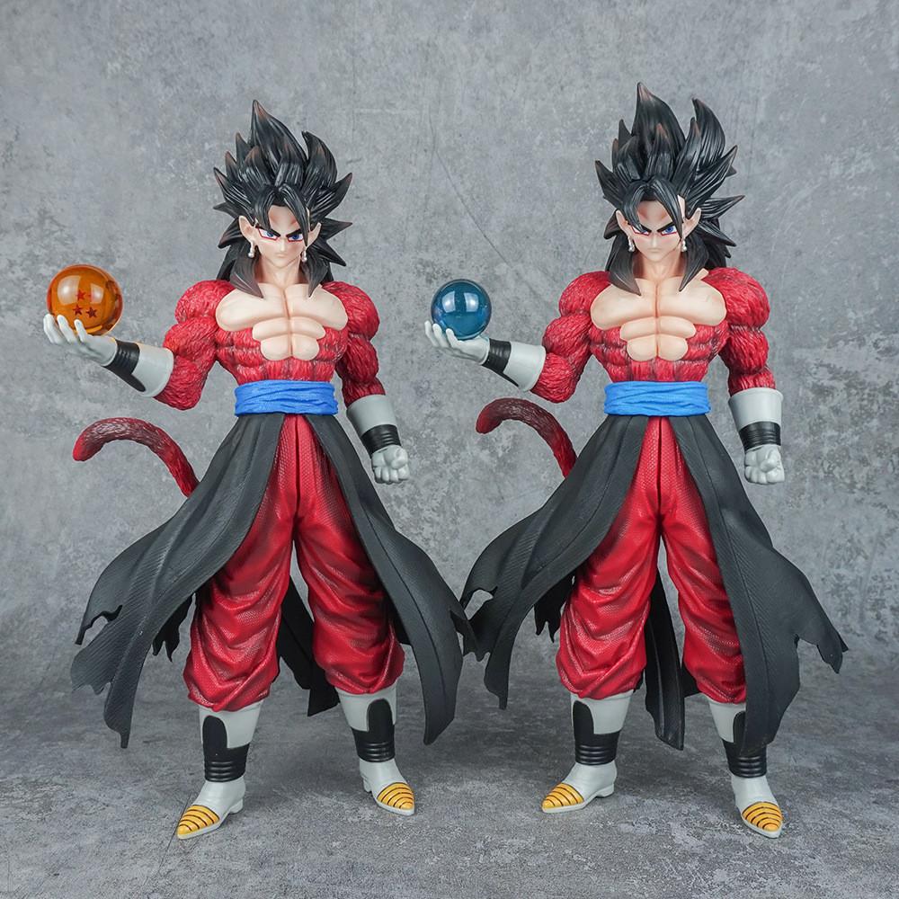 30СМ Аниме Dragon Ball Super 4 Сон Гоку Стоящий Держащий Драконий Шар Поза Модель Супер Сайян Игрушка Фигурка Действия Большая Кукла