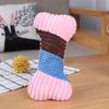 Bone Shape Wear-resistant Teether Dog Pillow Puppy Interaction Toy Supplies