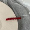 Новая заколка для волос с бантом Красная звезда Зажим для челки Утиный клюв Женская