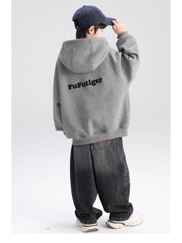 Толстовка с капюшоном для мальчиков - Модная осенняя одежда для детей