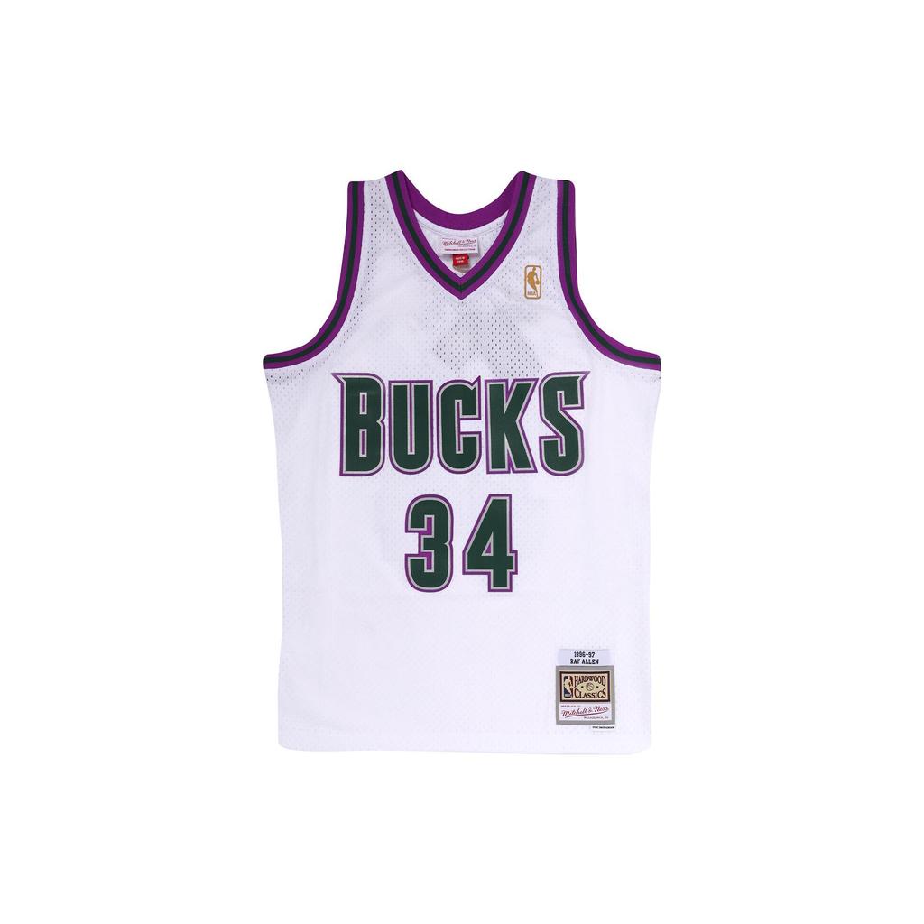 Mitchell Ness Basketball Jerseys Unisex White Moderate Straight Fit SMJY3134-MBU96RALWHIT
