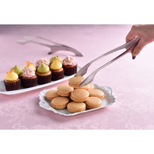 Kevnhaun Stainless Steel Tongs, Large, 30cm, Yakiniku Tongs, Made in Japan, Thin Tips that Don't Touch the Table, Chopsticks, Cake Tongs, Global Tongs