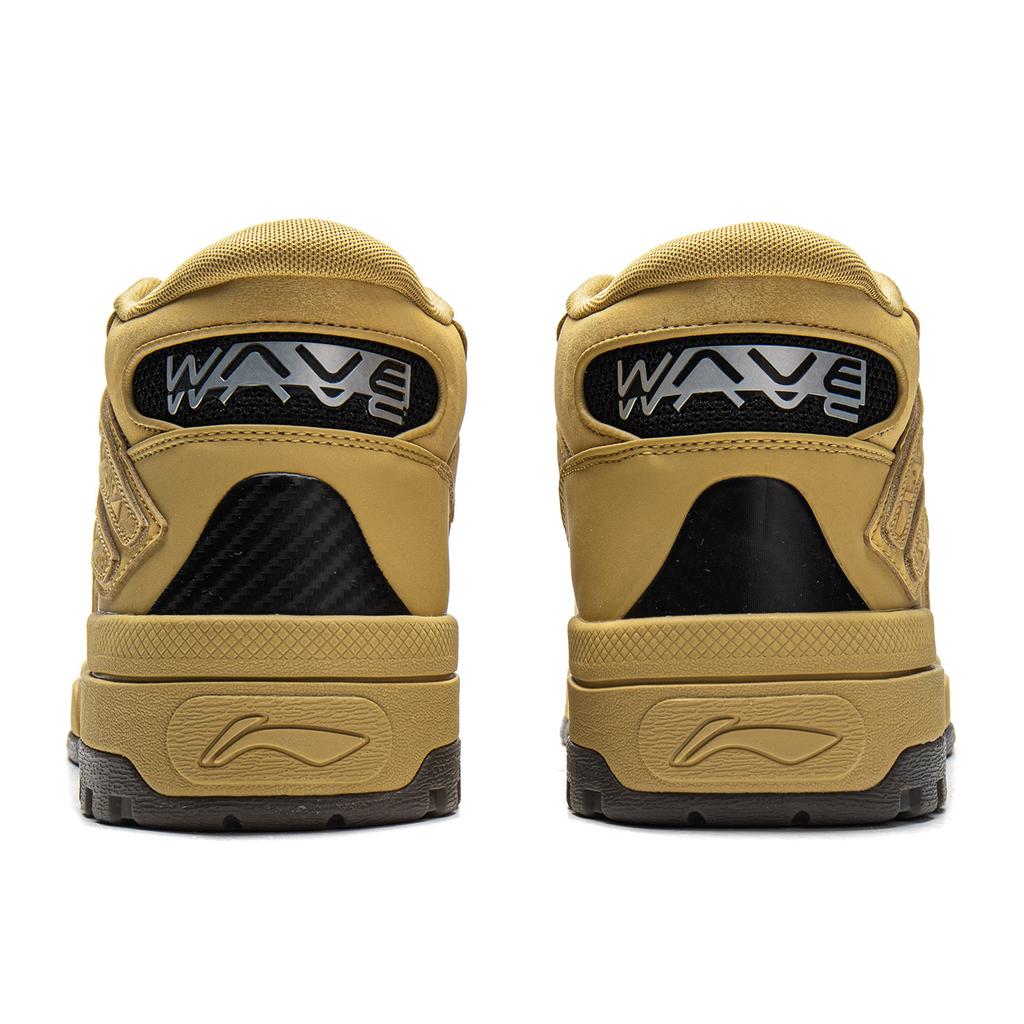 Li Ning Wave MID Термостойкие Скользкие Средние Кеды для Скейтборда Унисекс Umber AGCV379-1