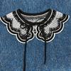 Cotton Lace Hollow Girl Shawl For Women Apparel Sewing Lace Neckline Clothing Decoration Fake Collar