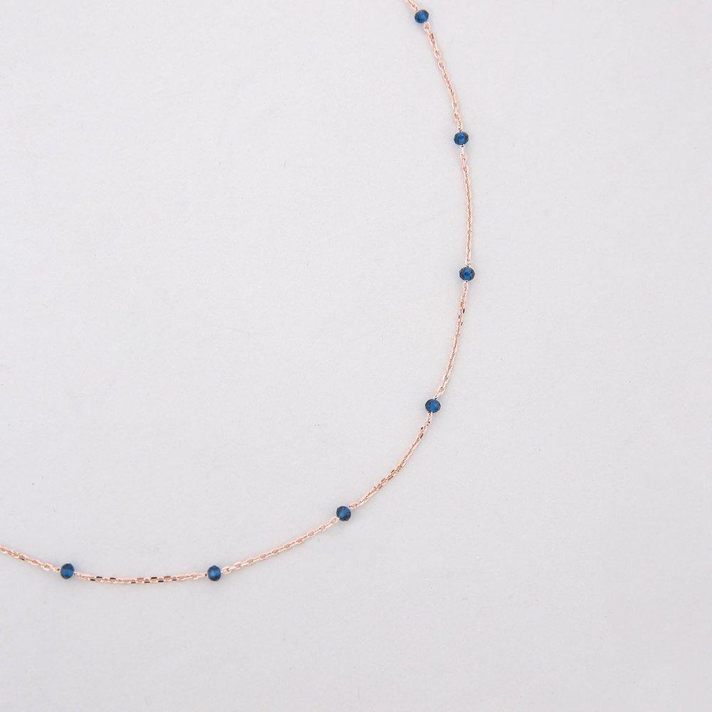 [Джуди и Пол] Ожерелье Gloria Blue Diamond из розового золота N52220