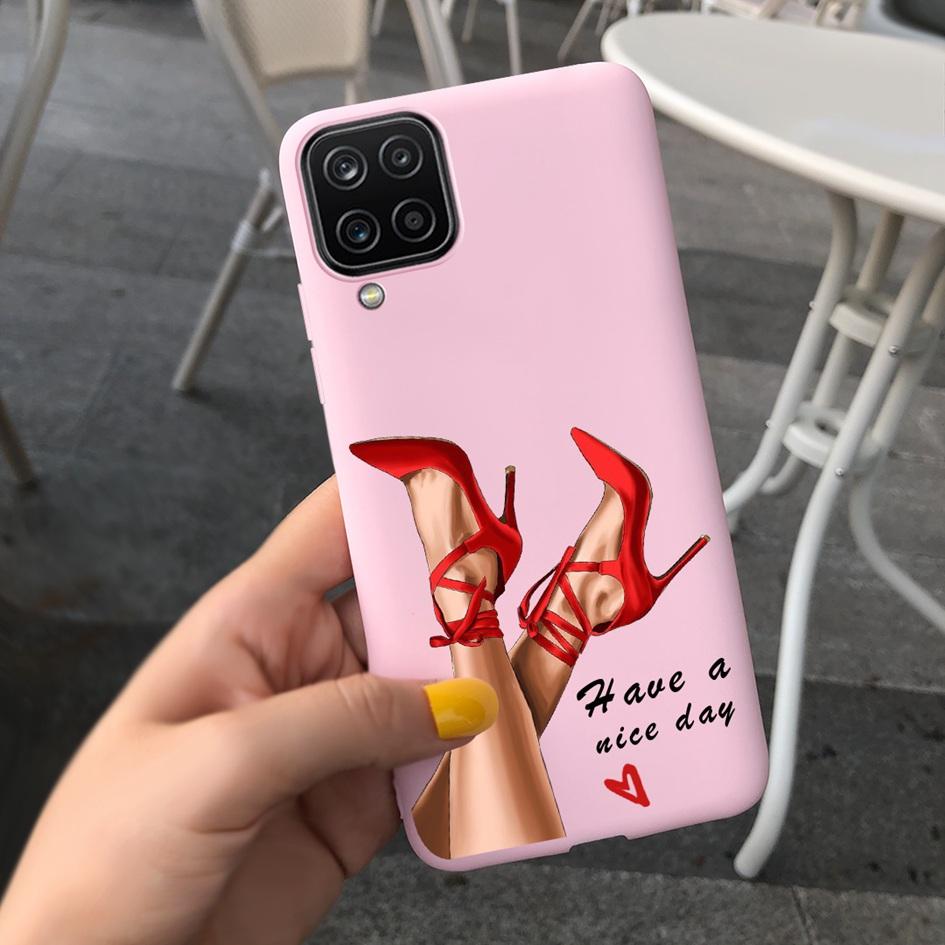 Чехол для Samsung Galaxy A12 Чехол для Samsung A42 5G Милое Сердечко Задняя крышка Fundas Для Samsung A 12 SM-A125F SM-A426B A 42 5G Чехлы для телефона