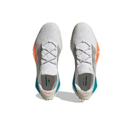 Adidas NMD_S1 'Белый Оранжевый Бирюзовый' FZ5707 Мужская обувь