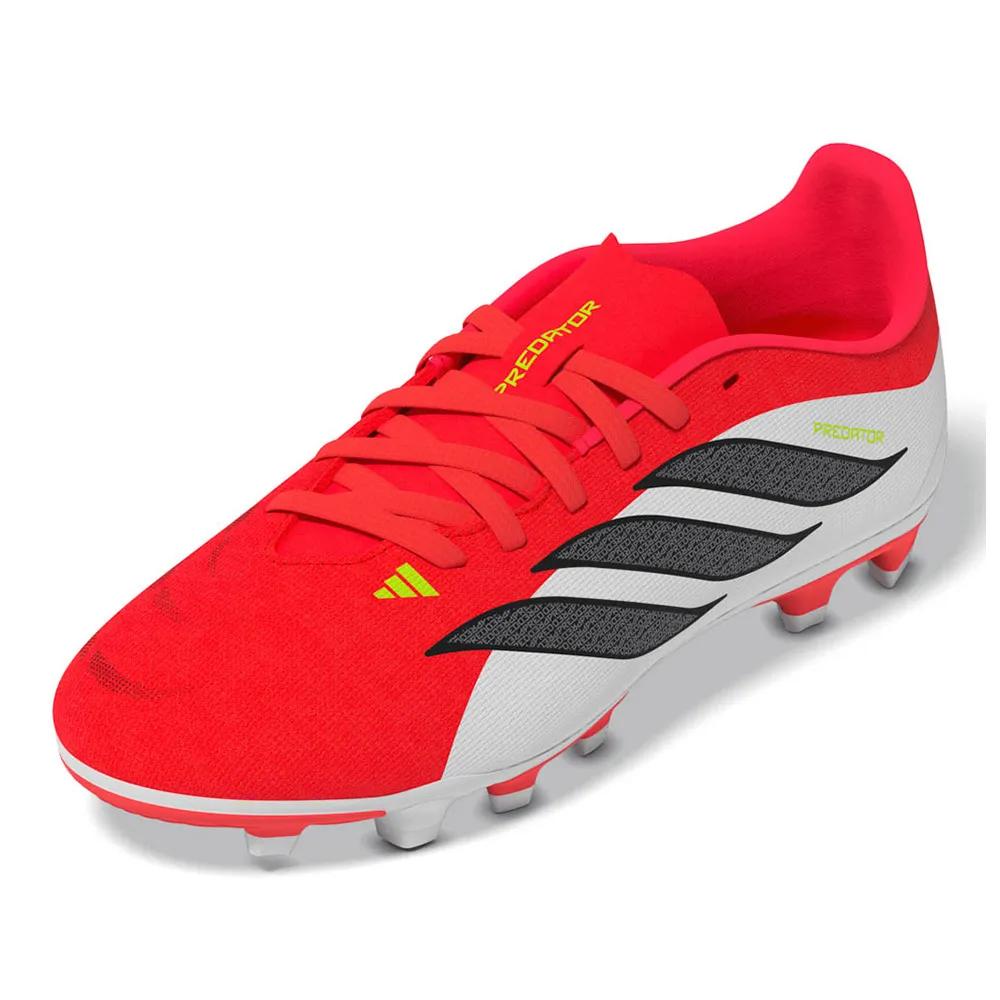Adidas predator club fg/mg soccer shoes synthetic red