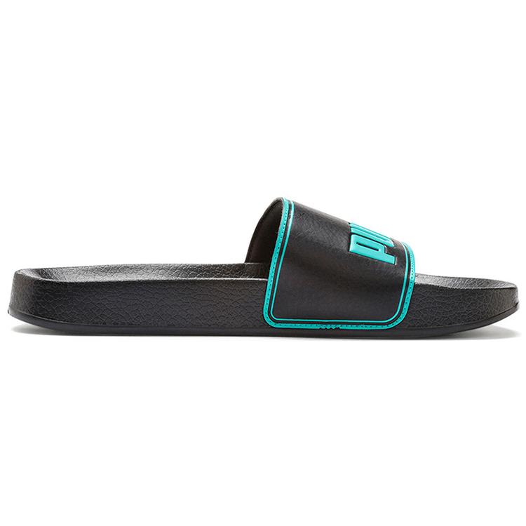 Puma Leadcat Slide 'Black Blue' (Unisex) Black / Blue Slide Slippers 360263 25