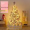 Handmade DIY Christmas Tree with Lights and Large Ornaments - New Household Style