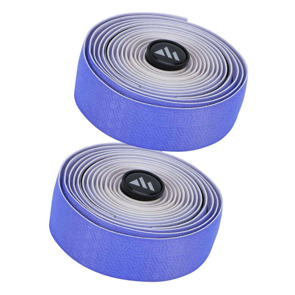 Двухцветная градиентная лента для руля шоссейного велосипеда с заглушками, амортизирующая, удобная для