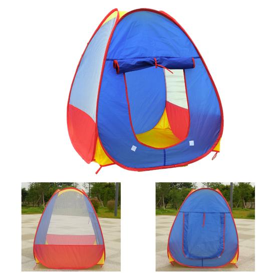 Kids Castle Play Tent Toy for Girls Boys Foldable Playhouse with Mesh Windows Safe Indoor Outdoor Fun Gift for Ages 1-6
