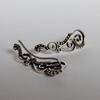 1/2Pcs Metal Creeper Earrings Adjustable Ear Shape Hypoallergenic Phoenix Design Symbolizes Rebirth Dot Earrings