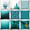 Blue and Green Fresh Decoration Series Pillow Gift Home Office Bedroom Sofa Car Cushion Cover