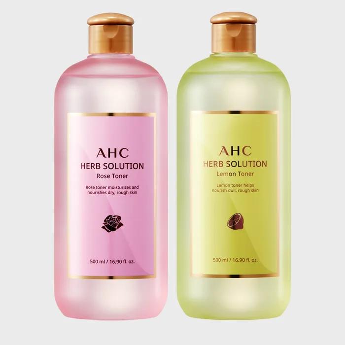 AHC Herb Solution Large Capacity Toner 500ml Choose 1 of 2 Types