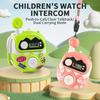 Kids Walkie Talkies Watches USB Rechargeable 300m Range Intercom with Flashlight Voice Changer & Time Display Kids Education Toy
