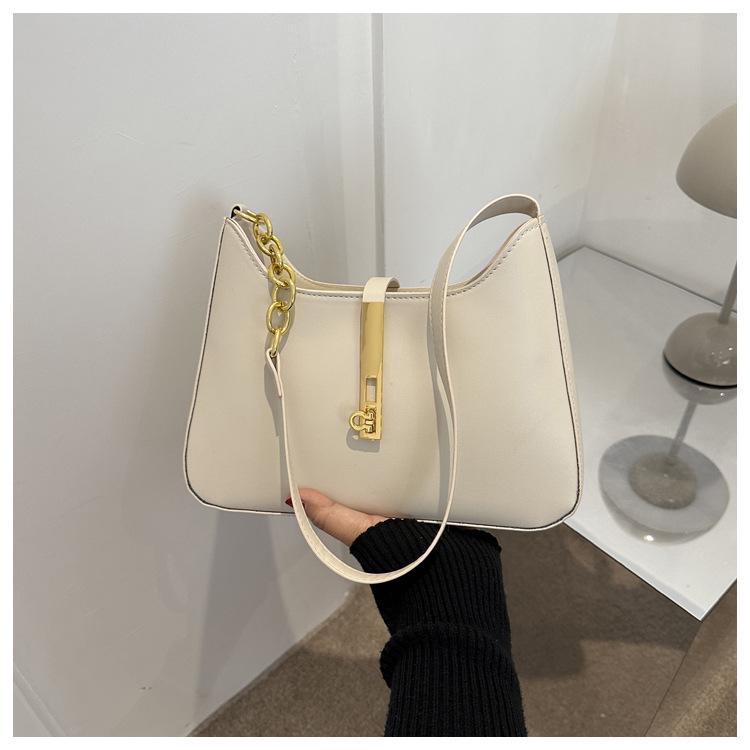 High-End Textured Solid Color Women's Crossbody Bag - Versatile Large Capacity Fashion Shoulder Bag