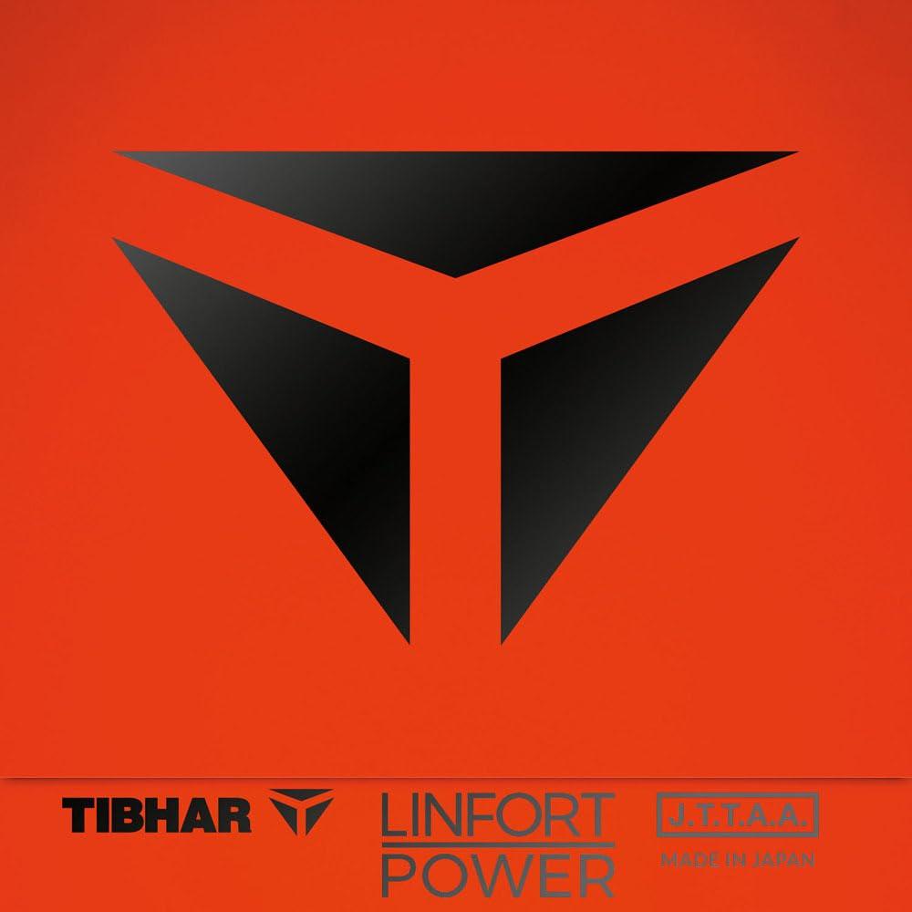 TIBHAR Накладка для настольного тенниса Linfort Power BT008-RED (Красный/MAX/Мужской, Женский, Jr.)