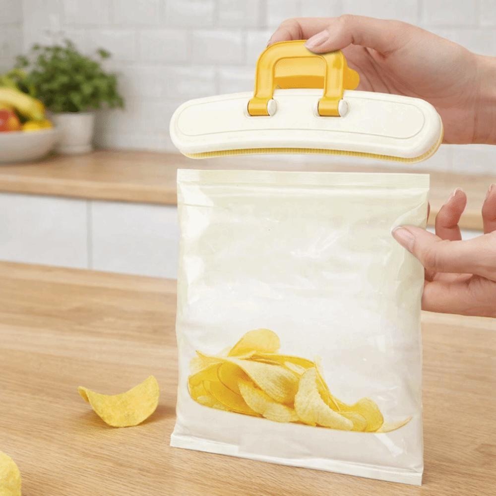 3 шт. Клипса-запечатыватель для продуктов Дофамин, Широкое открытие, Декоративная, Герметичная клипса для продуктов, Влагозащитная, С отверстием для подвешивания, Клипса для запечатывания пакетов, Кухонная