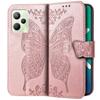 Realme C35 Butterfly Flip Case, Pink