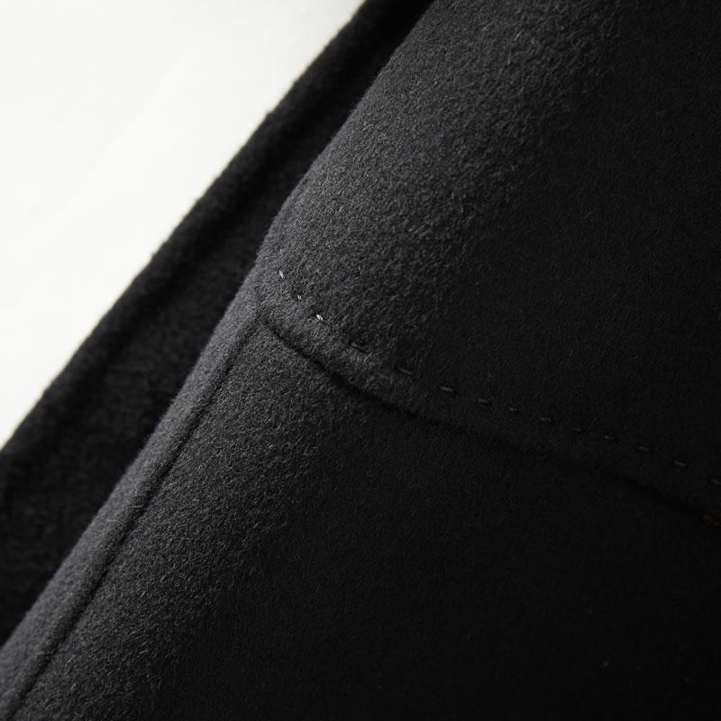 Женское пальто из 100% шерсти TIDENOVEL Осеннее шерстяное длинное пальто Ручной работы Пальто-бушлат Зимняя теплая кашемировая длинная куртка