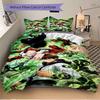 Superhero Team Battle Print 3Pcs Bedding Setduvet Cover With 2 Bedropillowcase Home Birthday Gift