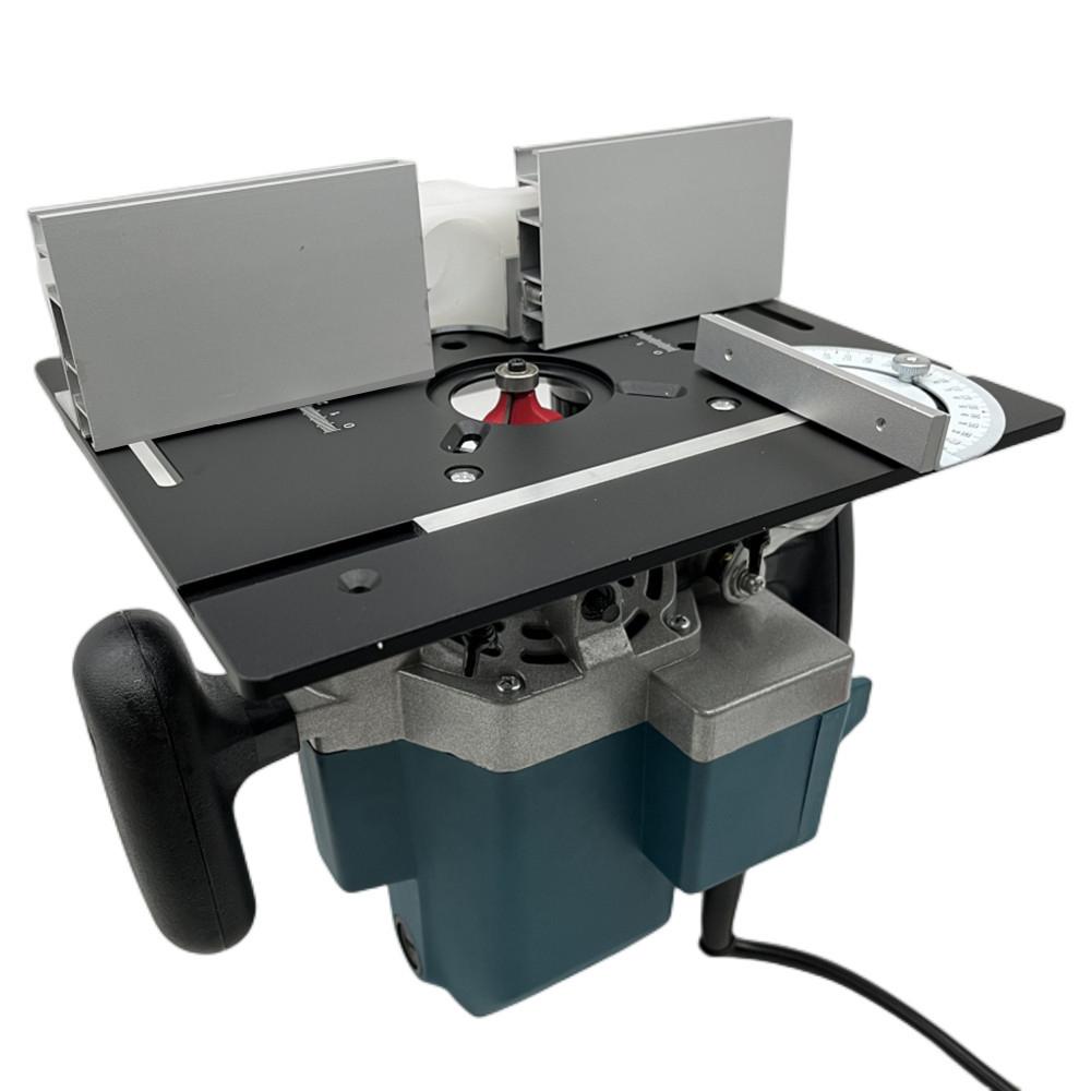 Набор из 3 вставных пластин фрезерного стола из алюминиевого сплава, фрезерный станок для обработки древесины