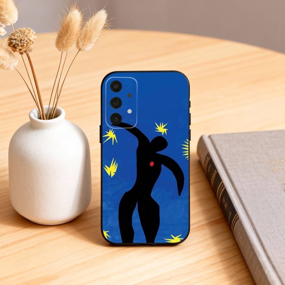 H-Henri M-Matisse Art PaI Phone Case For Samsung S25,24,23,22,30,21,10,9,Ultra,Plus,Lite,FE,4,5 G Soft Black Case
