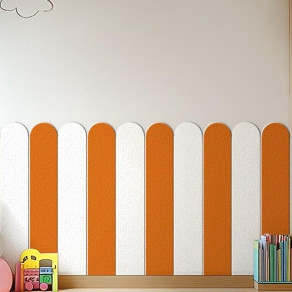 10 pieces/set Thickening Anti-collision Wall Sticker Solid Color Wall Protector  Corridors
