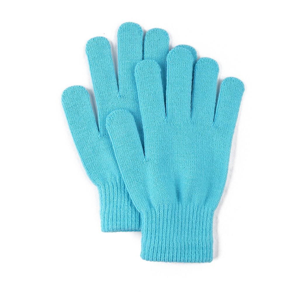 Warm Solid Color Gloves, Cold Resistant Knitted Gloves, Unisex Cycling Gloves