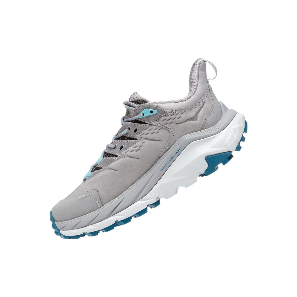 HOKA Kaha 2 Low GORE-TEX Sharkskin Blue Coral Women Sneakers Grey 1123191-SBCRL