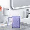 Light Luxury Transparent Mouthwash Cup Household Couple Toothbrush Cup Simple Student Wash Cup Toothbrush Cup