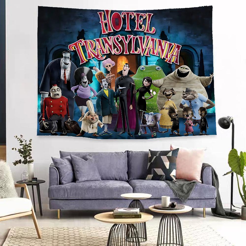 Anime Hotel Transylvania Hanging Bohemian Tapestry Bohemian Wall Tapestries Mandala Kawaii Room Decor