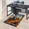 1PC Train Railway Non-Slip Floor carpet, Office, family, bedroom, Studio - Large Area Rug, Vibrant Colors-C0482