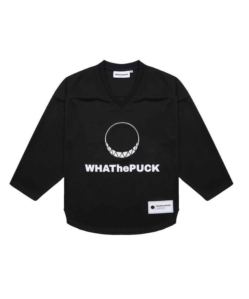 WHATHEPUCK Wtp Большая Символика Логотип Хоккейный Джемпер Черный