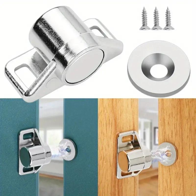 Magnet Cabinet Door Catches Ultra Thin Cupboard Closer Door Stopper Home Furniture Hardware Accessories