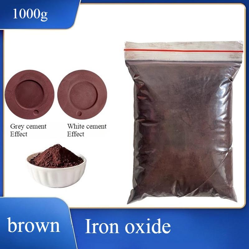 500г/1000г Порошковый пигмент оксида железа DIY Керамические поделки Деревянные доски Поверхность стен и краска Подиум Цемент Подбор цвета