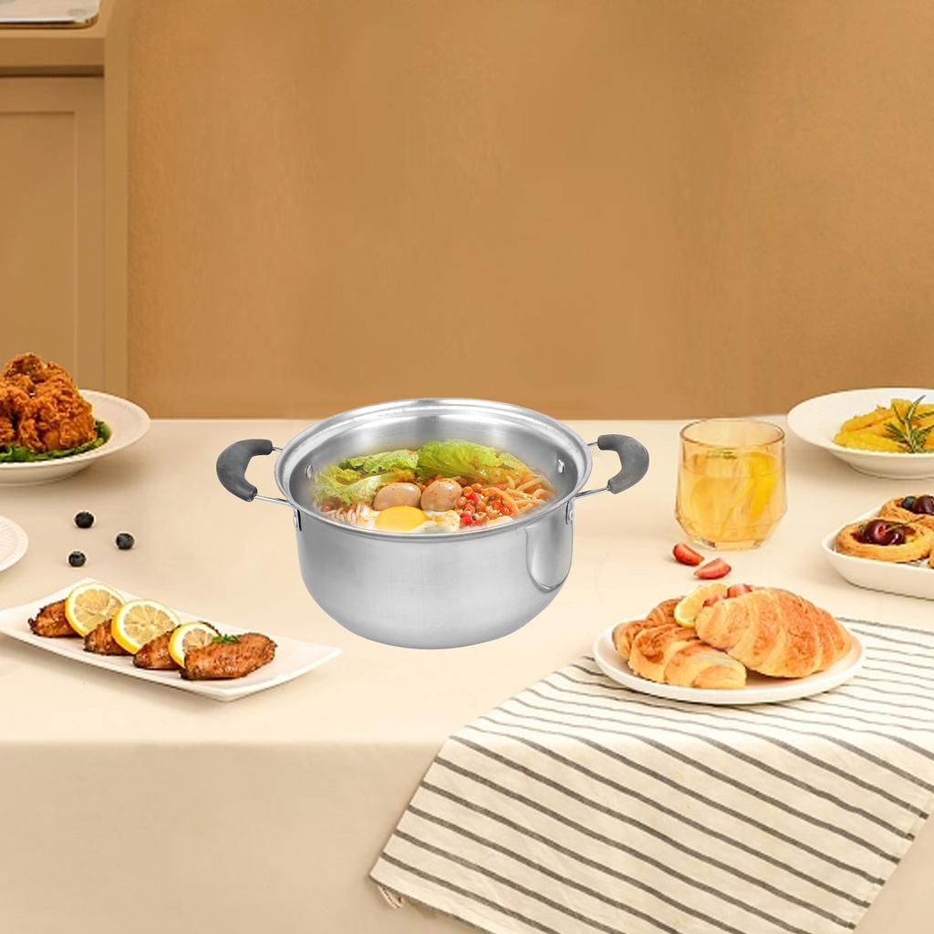 Stainless Steel Cooking Pots Saucepan for Casserole Kitchen Pans Offers Free Shipping Broad Heater Stock Baby