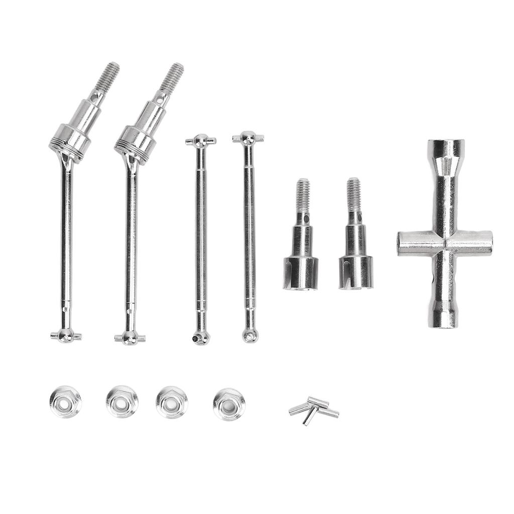 RC Car Drive Shaft Set 6312 Brushless Metal Front Rear Wheel Drive Axle Replacement for SCY 16101Pro 16210Pro