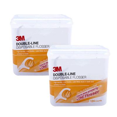 Зубная нить 3M Double Line оптом, 124 шт., 2 шт.