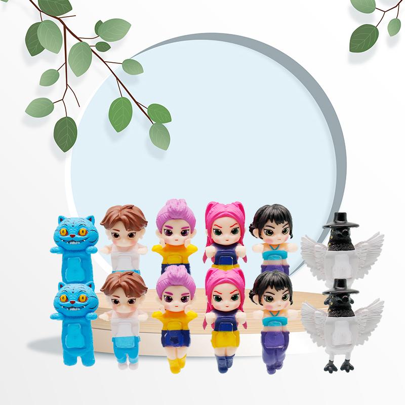 Новый K-pop Охотники на демонов Слепая коробка Руми Мира Аниме Игра Периферия Украшения для комнаты Модель Игрушка Подарок на Хэллоуин Рождество