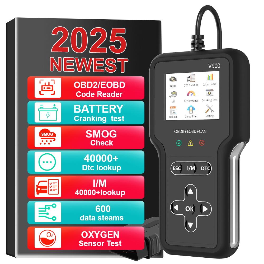 Автомобильный OBD2 сканер кодов ошибок OBD II EOBD Сканер Система двигателя Проверка Коды неисправностей Очистка Диагностический инструмент Автомобильный Тестер аккумулятора Очистка/удаление кода