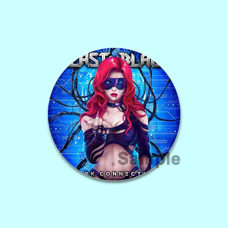 32/44/58 мм музыкальная булавка для крышки Ablum ручная работа брошь для одежды мультяшный косплей значок украшение на рюкзак ювелирные изделия подарок