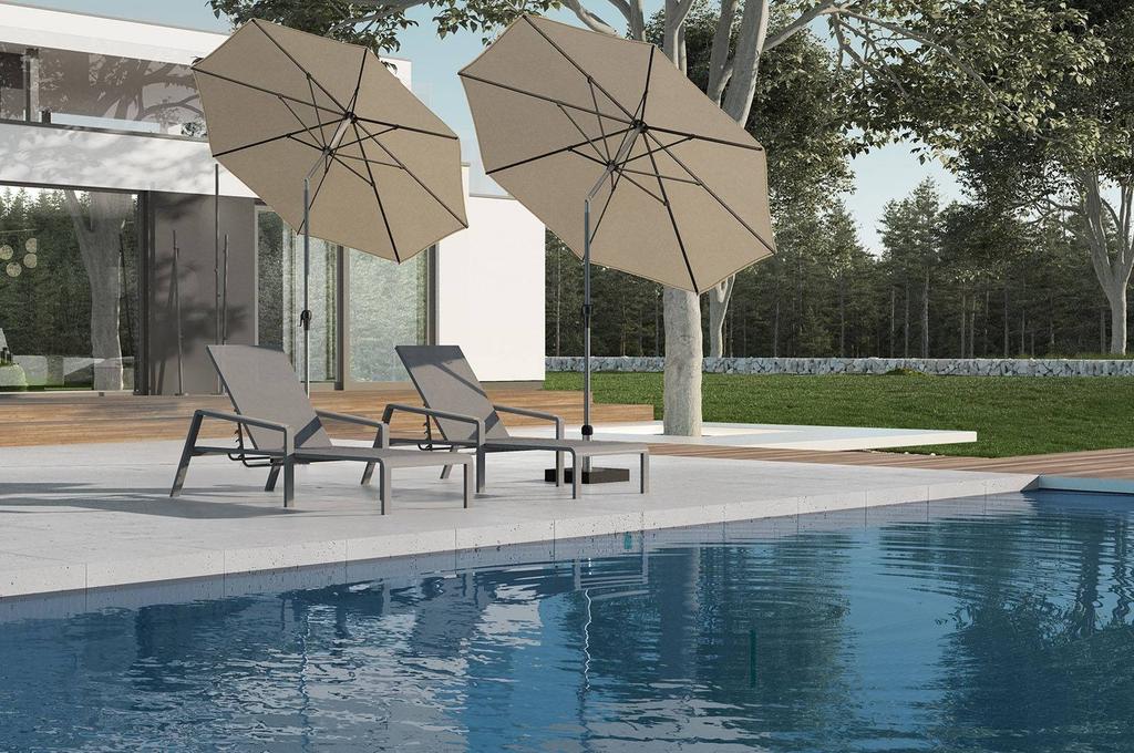 Cordoba Garden Deckchair 76X188 Zumm Anthracite Homms