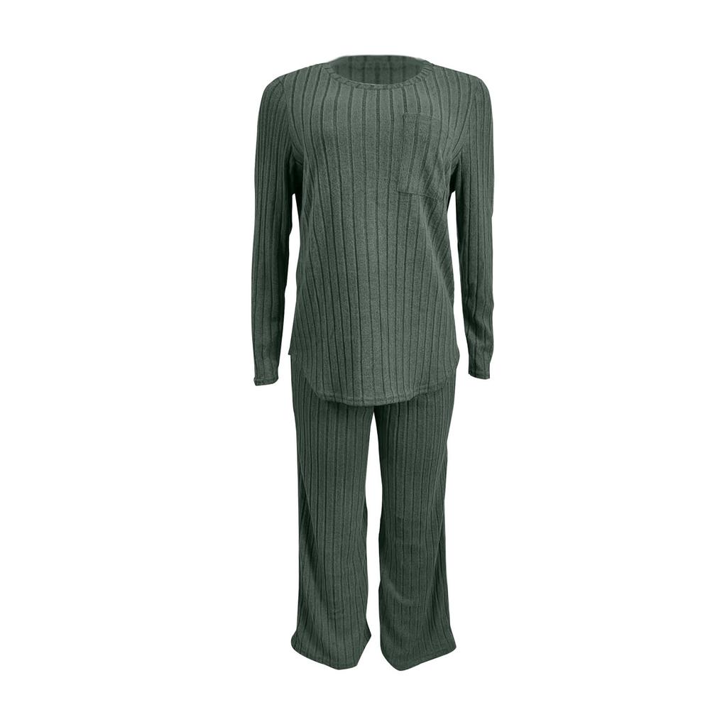 Женская одежда однотонный сексуальный повседневный тонкий новый модный женский темпераментный костюм из двух частей