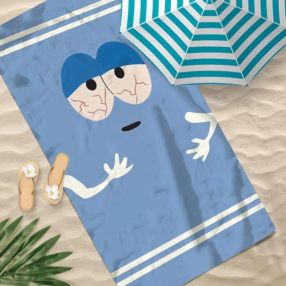 Funny Cartoon Microfiber Beach Towel - Quick Dry Soft Towel for Travel, Gym, Camping & Sports | Large Pool Gift