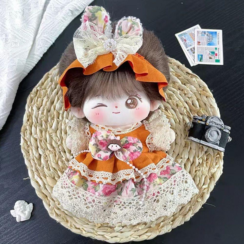 С мультяшным ободком Аксессуары Платье принцессы для 20 см Хлопковой куклы/для кукол-идолов EXO