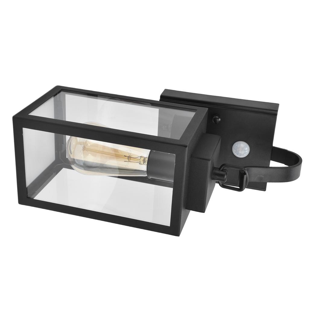 Induction Wall Lamp Retro Dusk to Dawn Wall Mount Light Fixtures Motion Sensor Porch Lantern for